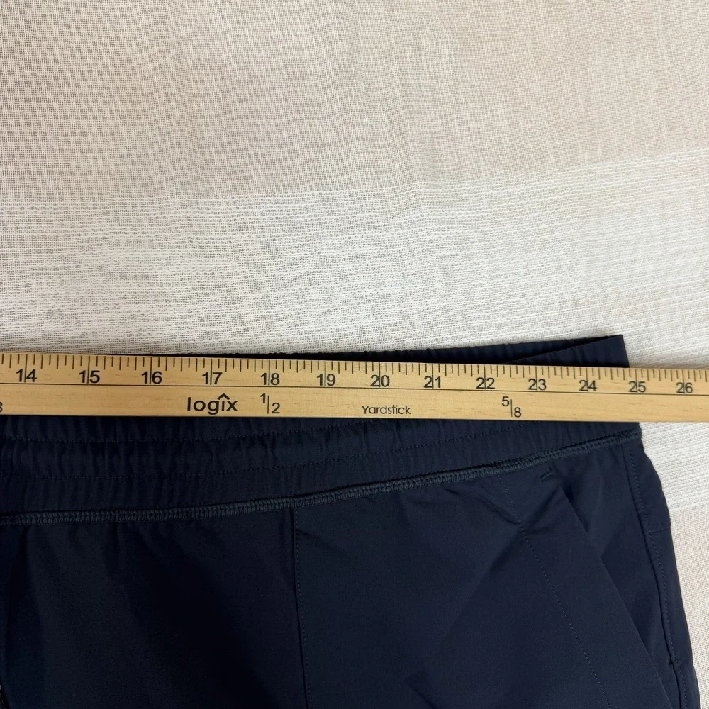 NEW Eddie Bauer Men's Pull On Trail Pants Sz 3XL Navy Drawstring Elastic Waist